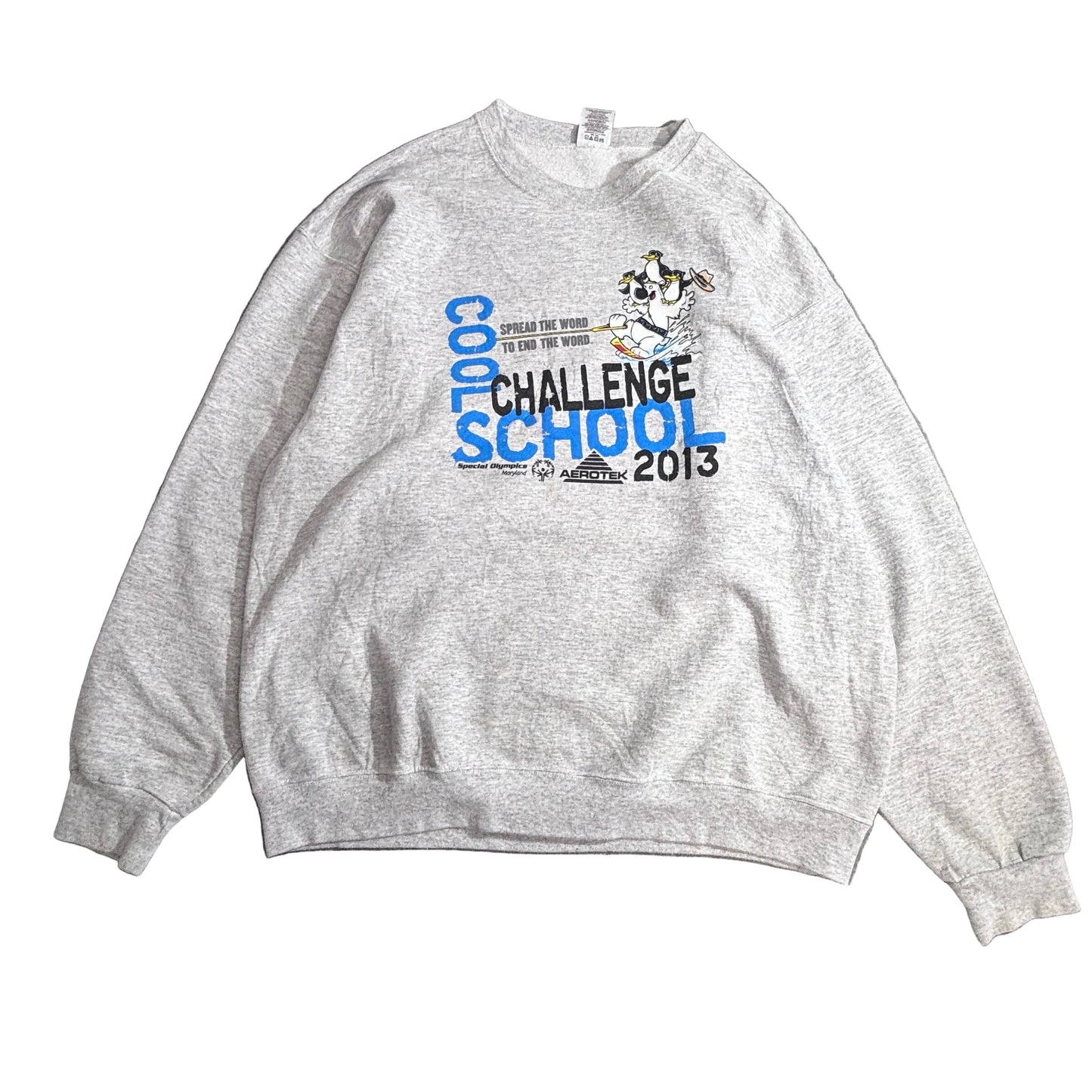 2013年 COOL SCHOOL CHALLENGE スウェット / JERZEES SUPER SWEATS / XL / ホンジュラス製/2-39