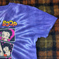 【Betty Boop】タイダイTシャツ｜アメリカンレトロ × パープル グラフィックキャラT