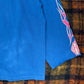 90s Harley-Davidson ロングスリーブTシャツ 3XL NYC スカル×ファイヤーパターン 青 ブルー