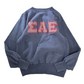 【USA製 90s ヴィンテージ】Champion Reverse Weave スウェット ネイビー Lサイズ ギリシャ文字 ΣΑΕ 刺繍 カレッジデザイン