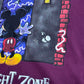 【Disney Tower of Terror ミッキーマウス プリントTシャツ ディズニー タワー・オブ・テラー バーガンディ USA古着】8-21