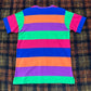 【90s USA製】Polo Ralph Lauren マルチボーダーTシャツ｜ヴィンテージ XL カラフル ポロ ラルフローレン