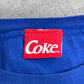 【Coca-Cola 1994 ポーラーベア プリントTシャツ】コカコーラ シロクマ サングラス 青ボディ 90s 古着/8-40