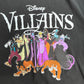 【Disney VILLAINS プリントTシャツ】ディズニー ヴィランズ ブラック キャラクター アニメT 古着/6-2
