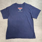 【Disney PIXAR Cars 2（ディズニー・ピクサー カーズ2）プリントTシャツ】ワールドグランプリ キャラクタープリントTシャツ ネイビー/7-32