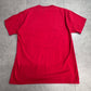 【USA製 JERZEES】Delta Sigma Theta “SOUL STEPPIN’” プリントTシャツ 1990年代 レッド/7-39