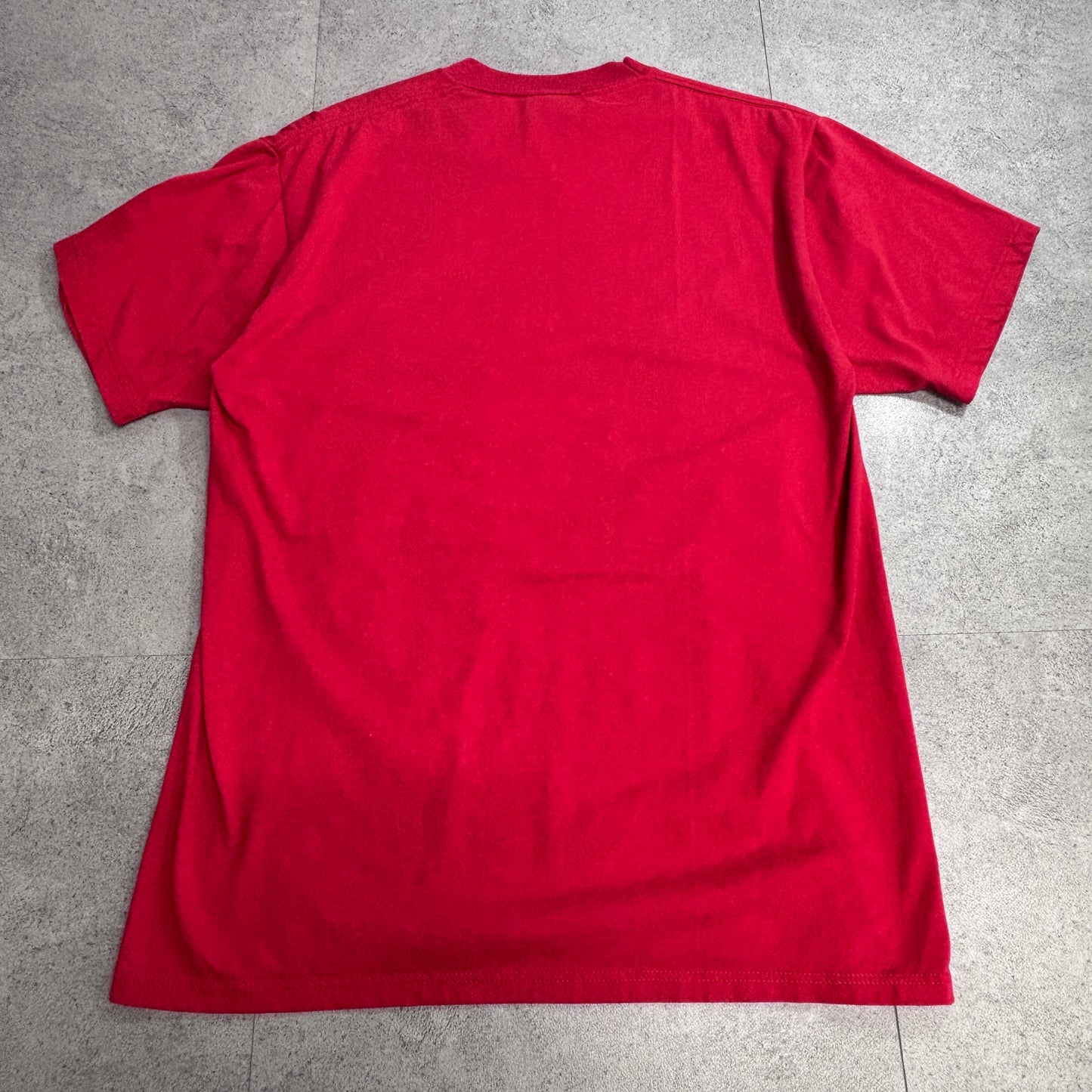 【USA製 JERZEES】Delta Sigma Theta “SOUL STEPPIN’” プリントTシャツ 1990年代 レッド/7-39