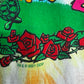 【GRATEFUL DEAD LIQUID BLUE 2021 タイダイ Tシャツ】ダンシングベア スカル＆ローズ  /8-65