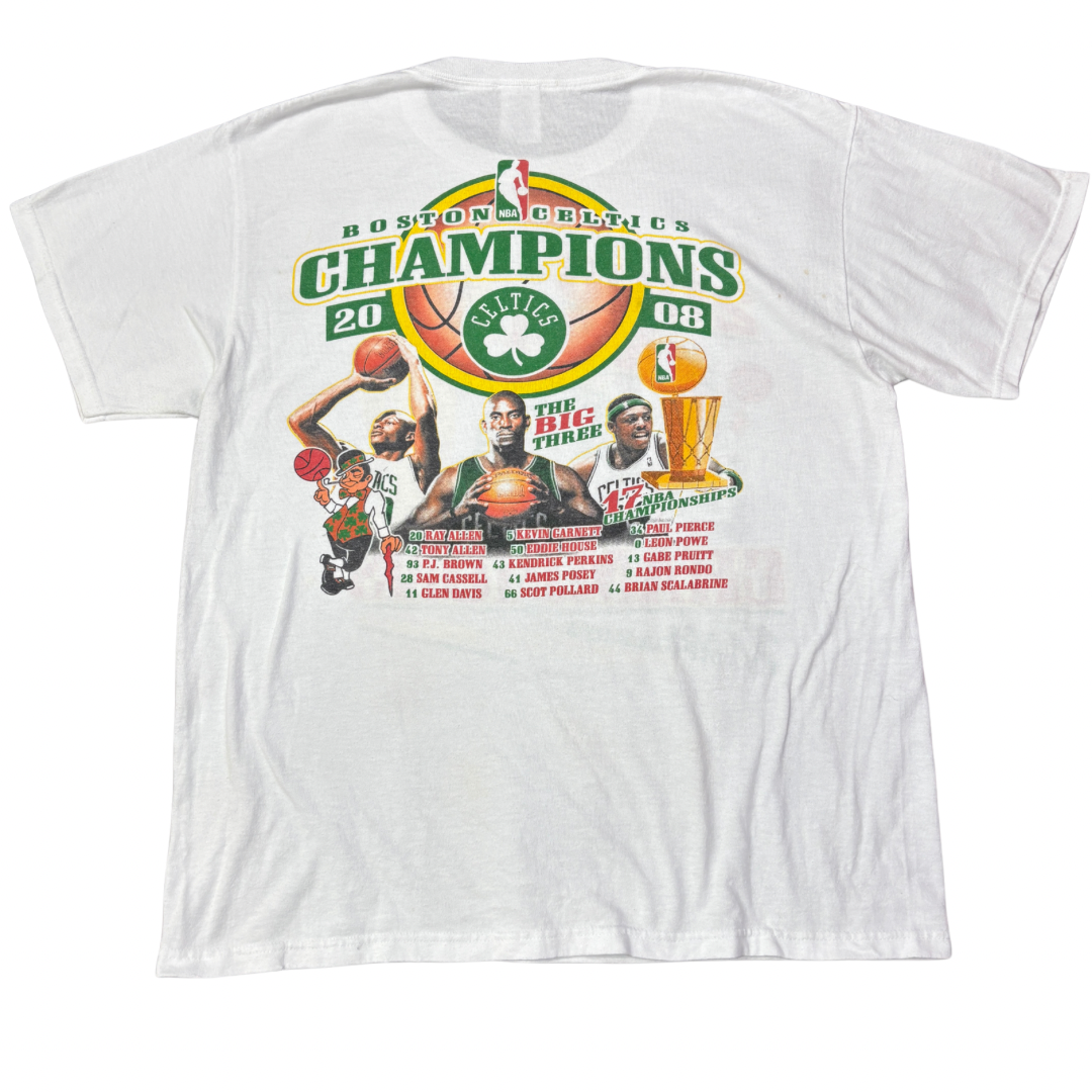 【NBA CELTICS】2008優勝記念Tシャツ｜ケビン・ガーネット × ザ・ビッグスリー