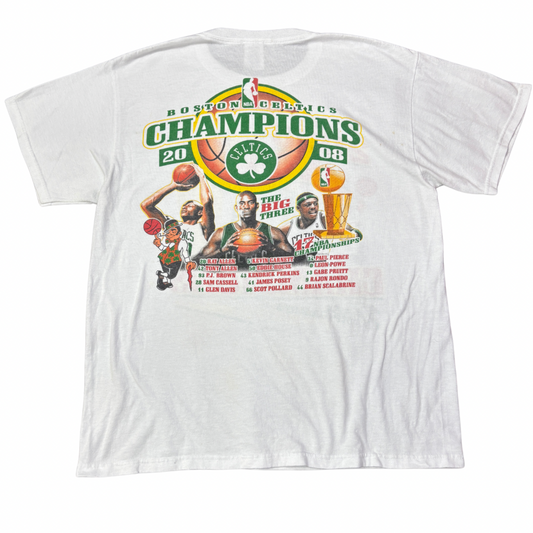 【NBA CELTICS】2008優勝記念Tシャツ｜ケビン・ガーネット × ザ・ビッグスリー