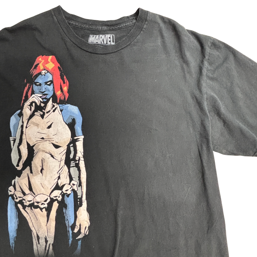 【MARVEL ミスティーク（Mystique） Tシャツ】ブラック / X-MEN / マーベル公式 / LG/7-3