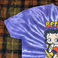 【Betty Boop】タイダイTシャツ｜アメリカンレトロ × パープル グラフィックキャラT