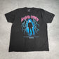 【HALLOWEEN II Michael Myers プリントTシャツ】マイケル・マイヤーズ ホラー映画Tシャツ Mad Engine Universal Studios 古着/8-17