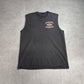 【HARLEY-DAVIDSON ノースリーブTシャツ】KAUAI HAWAII / 2011コピーライト / ブラック/7-84