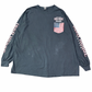 【2020年製】IRON HORSE SALOON ロンT｜バイカーロングスリーブTシャツ アメリカ製風プリント USA国旗ポケット付き