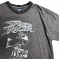 【SPEED RACER（スピードレーサー／マッハGoGoGo）リンガーTシャツ】レーシング プリントTシャツ チャコールグレー/7-33
