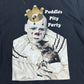 【Puddles Pity Party ピエロ 猫 プリントTシャツ】ブラック CANVAS Lサイズ/8-49