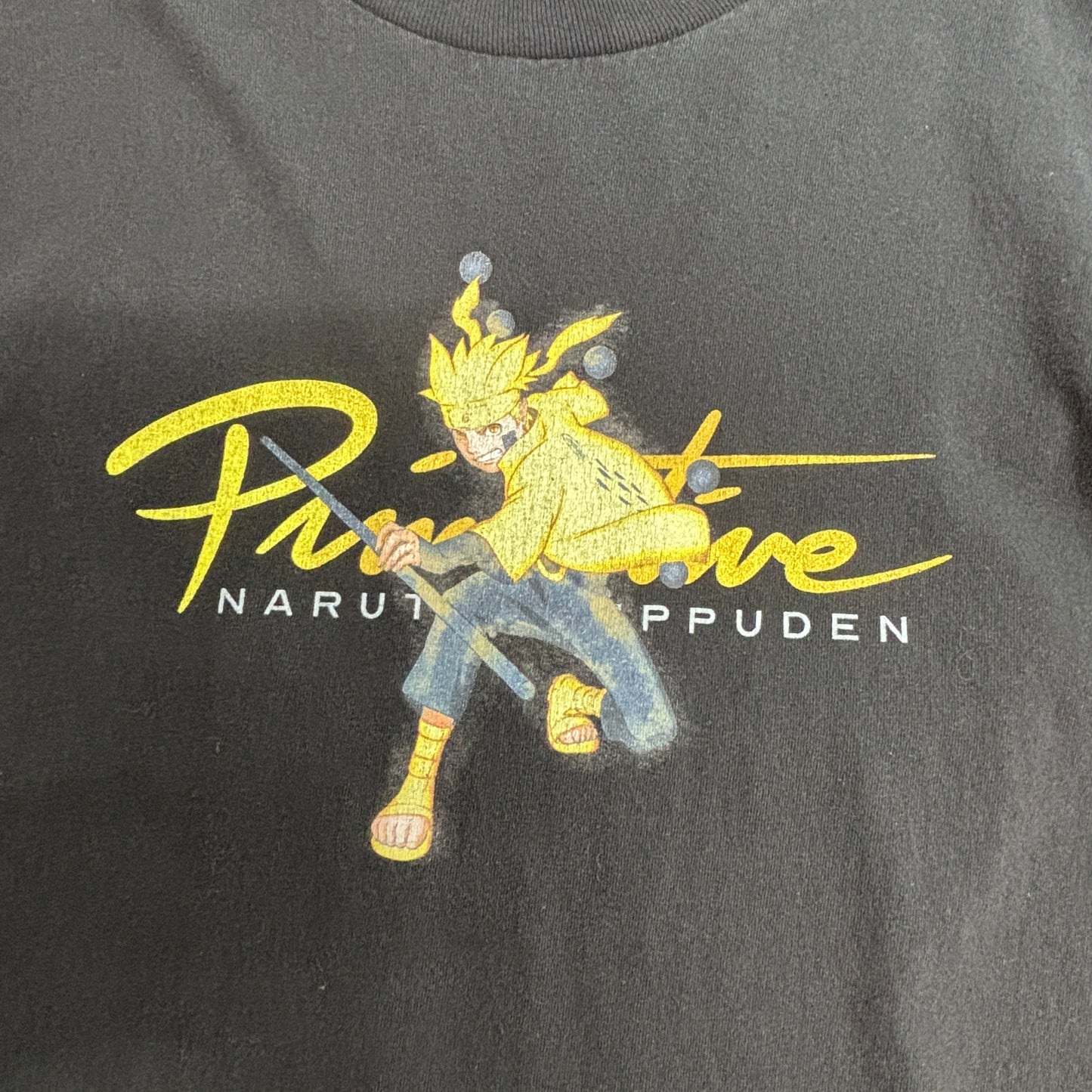 【NARUTO-ナルト- 疾風伝】Naruto Shippuden ナルト プリントTシャツ ブラック/7-36