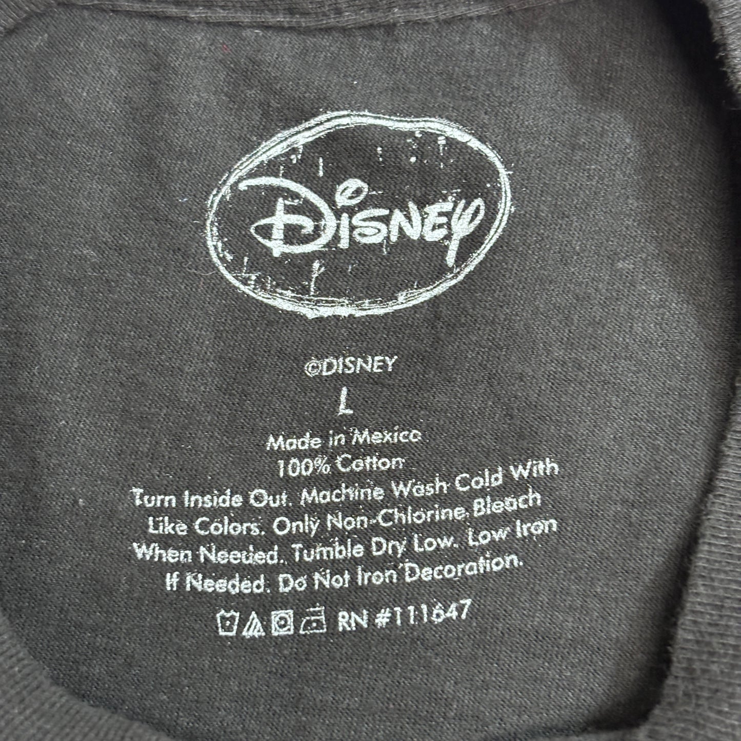 【Disney THE LION KING ライオンキング Tシャツ】シンバ ライオン グラフィック L ブラック ディズニー 古着/8-54