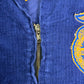 【80s-90s USA製】FFA コーデュロイジャケット｜Louisiana CALVIN 刺繍入り ヴィンテージ ワークジャケット ネイビー系 32サイズ