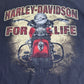 【Harley-Davidson 2010 両面プリントTシャツ】ハーレーダビッドソン Carolina Coast Wilmington NC XL ブラック 古着/8-52