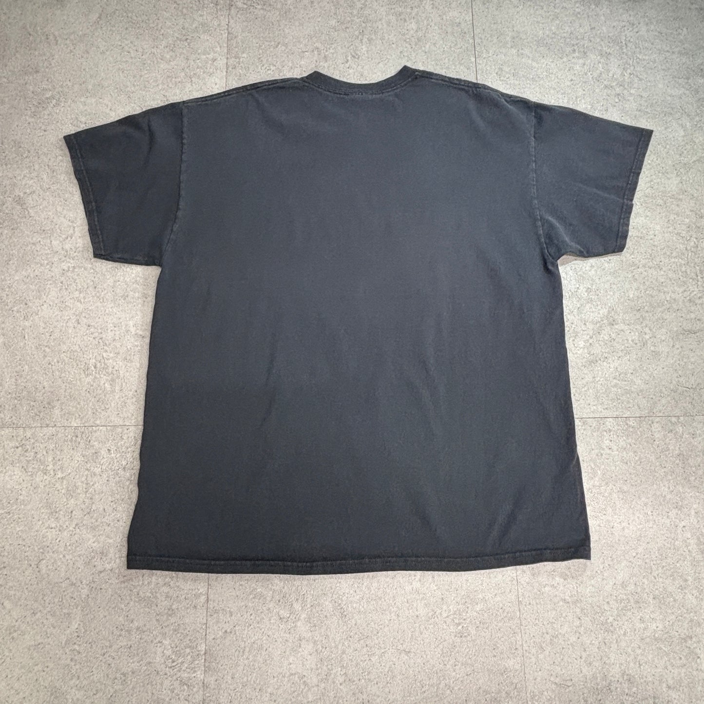 【Johnny Cash “At San Quentin” フォトプリントTシャツ】GILDAN ブラック XLサイズ ジョニー・キャッシュ バンドT 古着/7-102