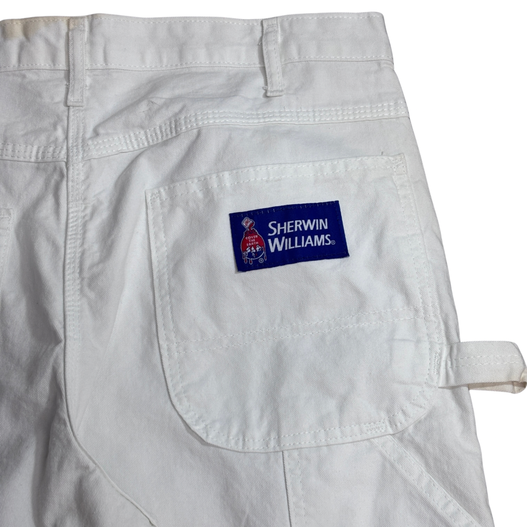Dickies ペインターパンツ ホワイト 34×30 Sherwin-Williams 2019年製 ワークパンツ/8-20