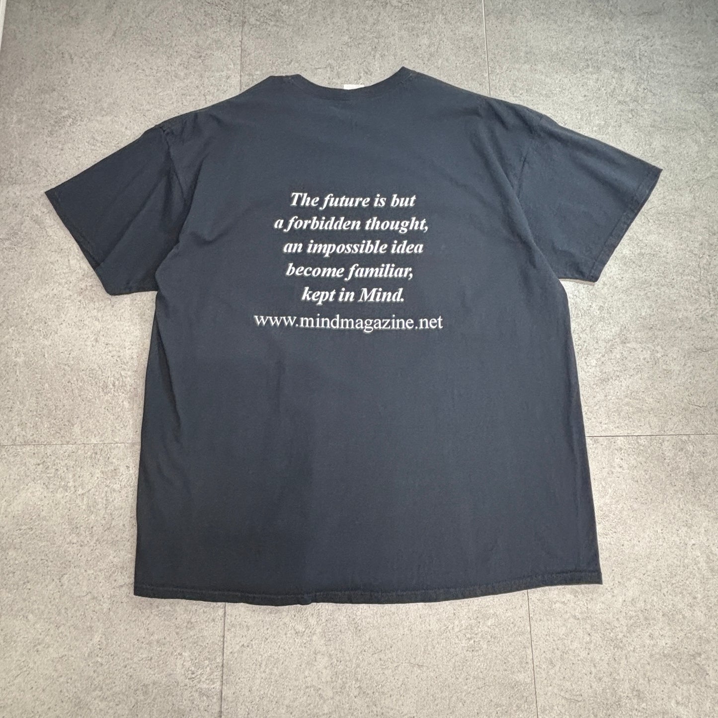 【Mind Magazine アートプリントTシャツ】Mind /mindmagazine.net / ブラック / 両面プリント/7-82
