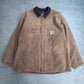 Carhartt カーハート チョアコート USA製 90s ブランケットライナー ダックジャケット BRN フェード/3-13