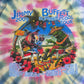 Jimmy Buffett 2009 Summerzcool Tour タイダイTシャツ バンドT ツアーT 両面プリント マルチカラー/4-10