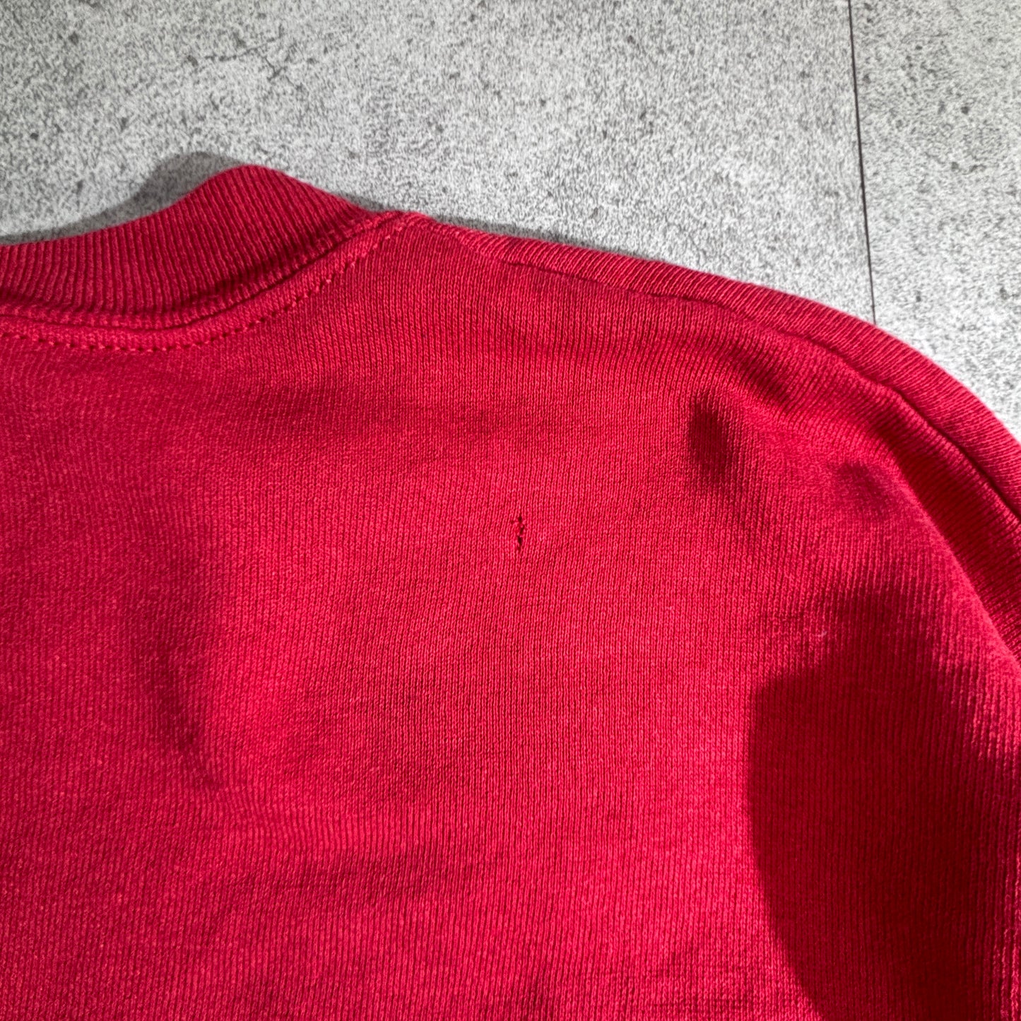 Mickey Unlimited / ミッキーマウス スウェット / MADE IN USA / Velva Sheen / 赤 レッド / クルーネック / XL/2-55