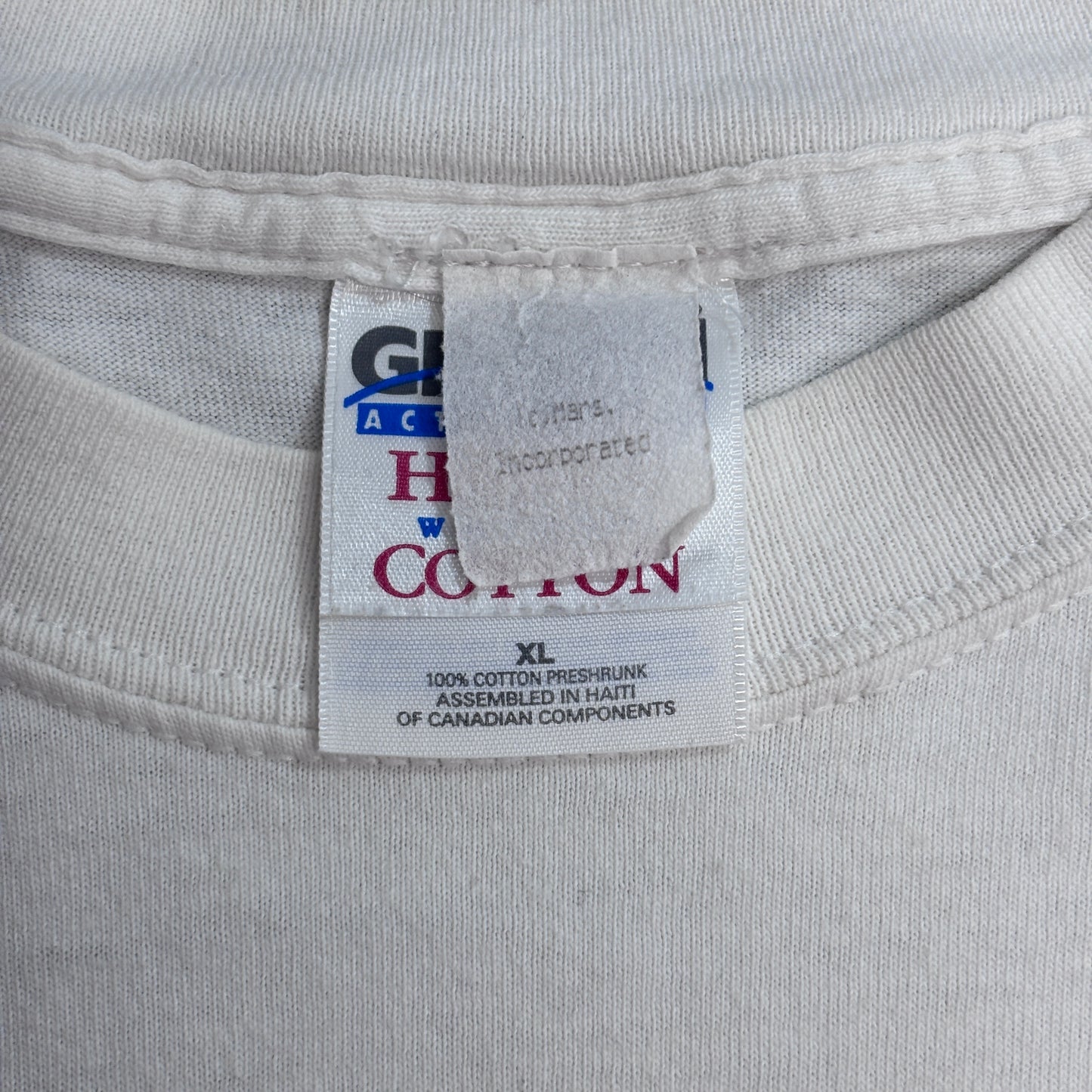 【3Musketeers プリントTシャツ】スリーマスケティアーズ チョコレートバー GILDANボディ XL 企業T 古着/8-6