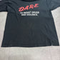 【D.A.R.E. プリントTシャツ】ブラック/7-20