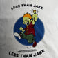 【1996 LIFEforms International “HOP DREAMS” フロッグ バスケットボール プリントTシャツ】90s アートTシャツ ホワイト 古着/8-63