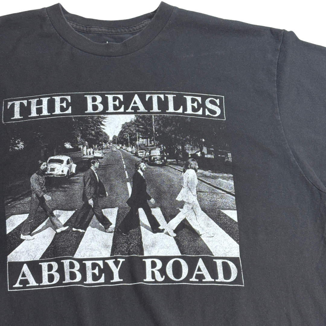【THE BEATLES Abbey Road プリントTシャツ】ビートルズ アビイ・ロード 2017 Apple Corps Ltd. オフィシャル XL メキシコ製 古着/8-1