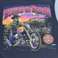 【BUCKET OF BLOOD SALOON バックプリント ノースリーブTシャツ】McBride & Sons スカル バイカー ALSTYLE 2XL ブラック メキシコ製 古着/7-88