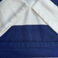 【USA製 WHANG SPORTS APPAREL ボーダー ポロシャツ】ネイビー×ホワイト XL/8-74
