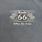 Route 66 ピンナップガール ホットロッド 両面プリントTシャツ ブラック L/7-52