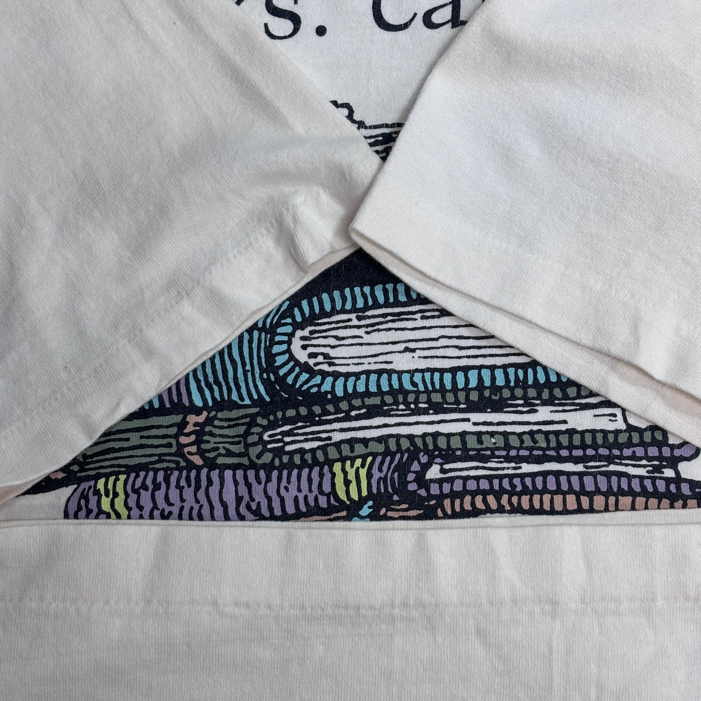 【Edward Gorey books cats life is good プリントTシャツ】エドワード・ゴーリー 猫 本 Fruit of the Loom HEAVY cotton 古着/8-50