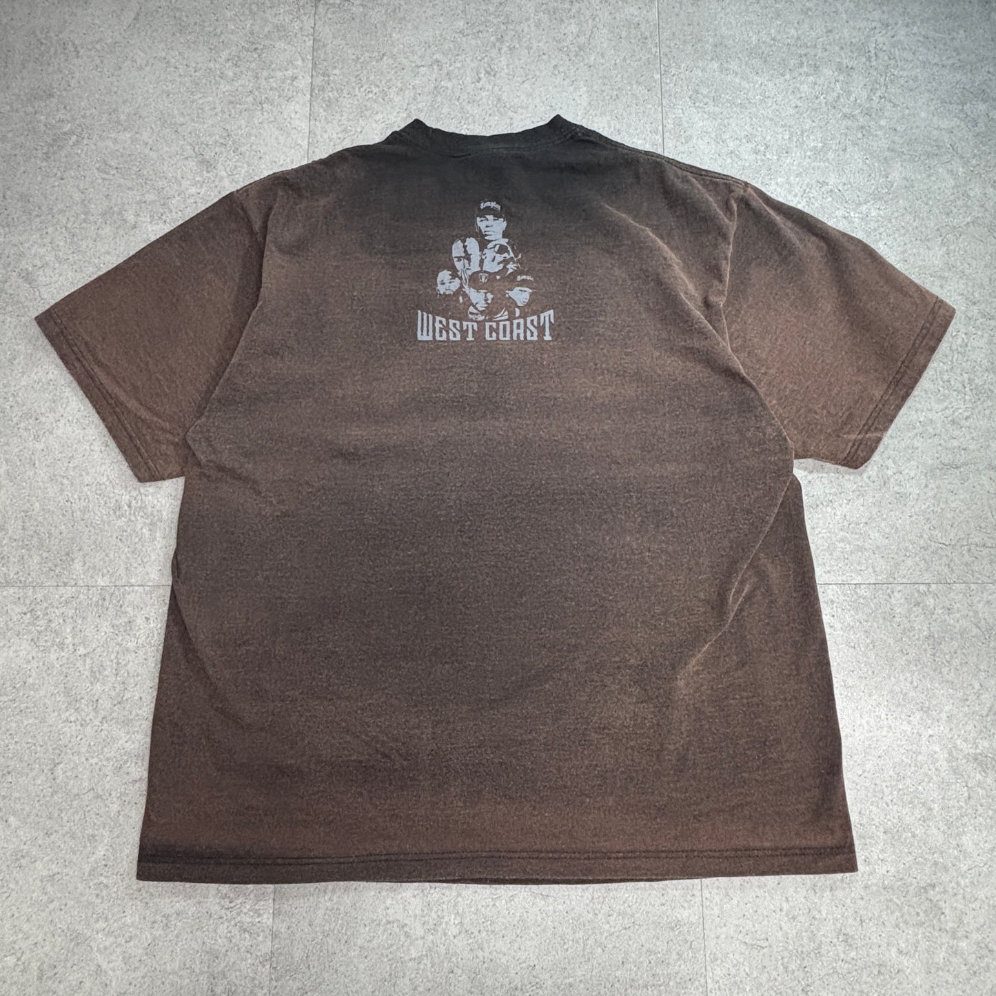【WEST COAST ラップ プリントTシャツ】2Pac Dr.Dre Snoop Dogg Eazy-E Ice Cube Nipsey Hussle SHAKA WEAR 2XL ブラック HIPHOP 古着/7-97