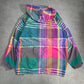 Polo by Ralph Lauren チェック フードジャケット / 90s IDEALジップ / Made in Hong Kong / XLサイズ1-5