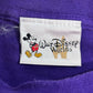 【Disney World “Where Magic Lives” ファンタジア ミッキー プリントTシャツ Walt Disney World パープル キャラクターT 古着】8-23