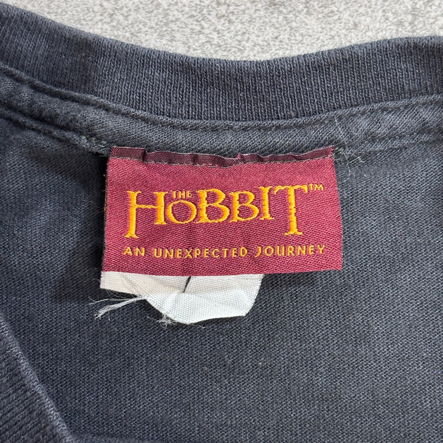THE HOBBIT ホビット 思いがけない冒険 映画プリントTシャツ ブラック/4-9
