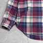 【Pendleton チェック柄 ウールシャツジャケット】ペンドルトン USA製 100%ヴァージンウール キルティングライナー付き 古着/8-10
