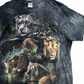 JERZEES THE MOUNTAIN アニマル タイダイTシャツ ビッグキャット 総柄 USAデザイン/7-60