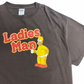 The Simpsons Homer “Ladies Man” プリントTシャツ ブラウン L Delta Magnum Weight ユーモア キャラクターT/4-6