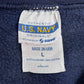 【U.S. NAVY SOFFE USA製 スウェット】ネイビー L 両面プリント ミリタリー アメリカ海軍 古着/9-14