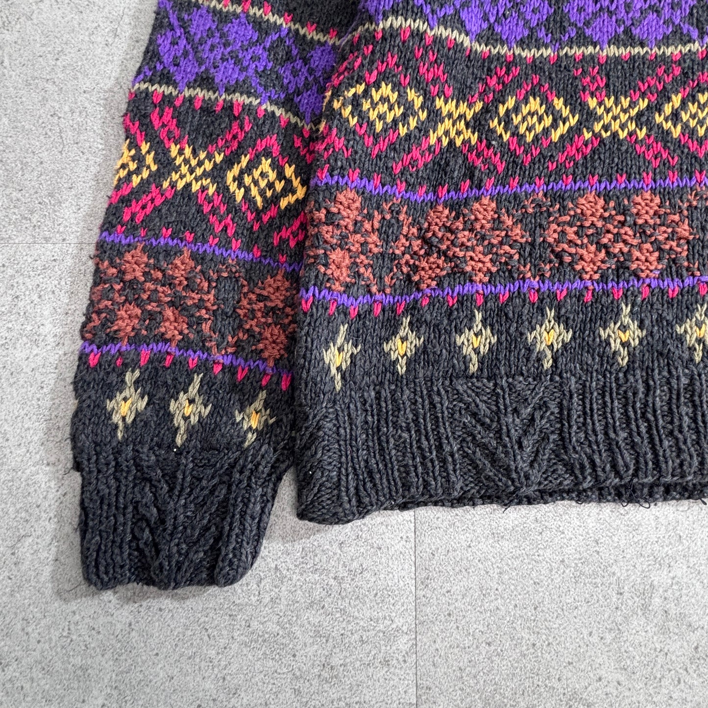 Woolrich フェアアイル柄　ニットセーター / マルチカラー / 総柄セーター1-15