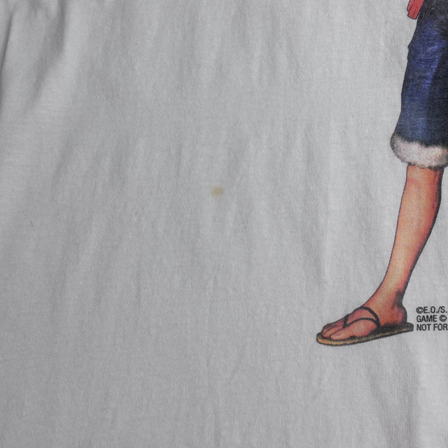 【ONE PIECE PIRATE WARRIORS モンキー・D・ルフィ Tシャツ】FRUIT OF THE LOOM HEAVY COTTON サイズL/8-75