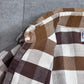 【FIVE BROTHER ヘビーフランネルシャツ】ファイブブラザー USA製 ブラウンチェック ネルシャツ 古着/8-11